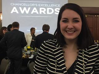 Congratulations to Mizzou Biology major Erin Hediger, who received one of MU’s Unsung Heroes Award.