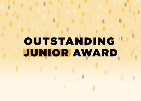 Outstanding Junior Award sticker